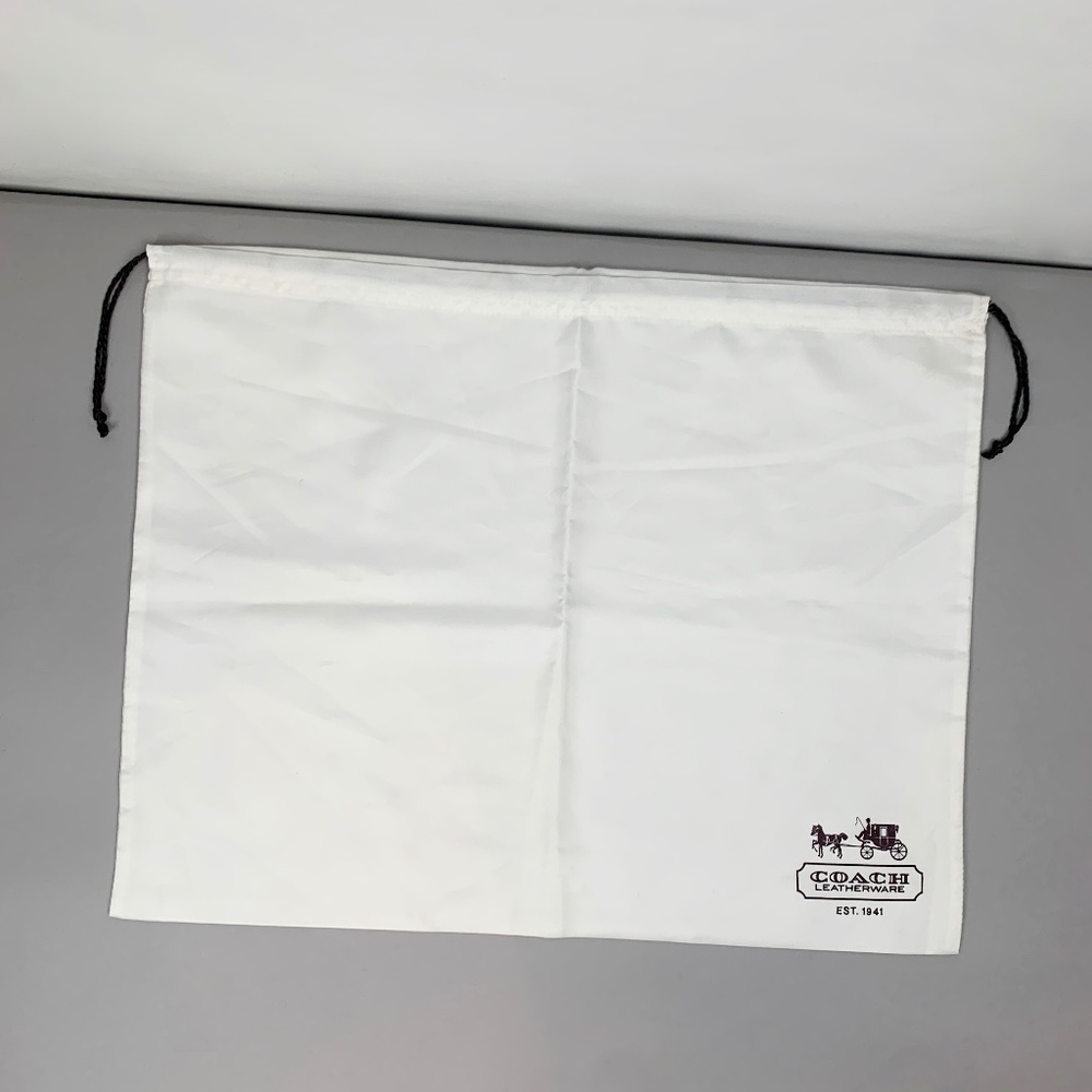 COACH Drawstring Satin Dust Bag